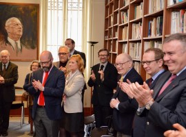 Cérémonie en l’honneur du Professeur Gilles Le Béguec, président sortant du Conseil scientifique