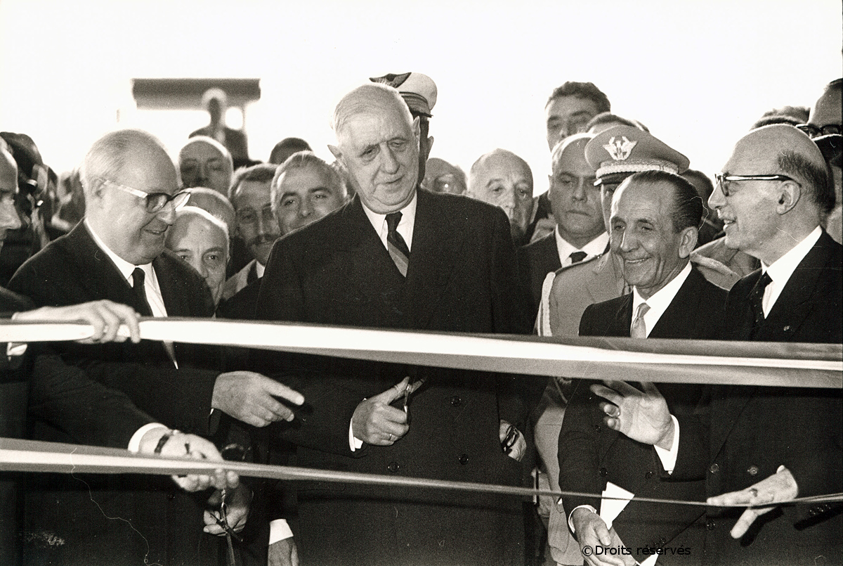 16/07/1965 : Inauguration du tunnel du Mont Blanc