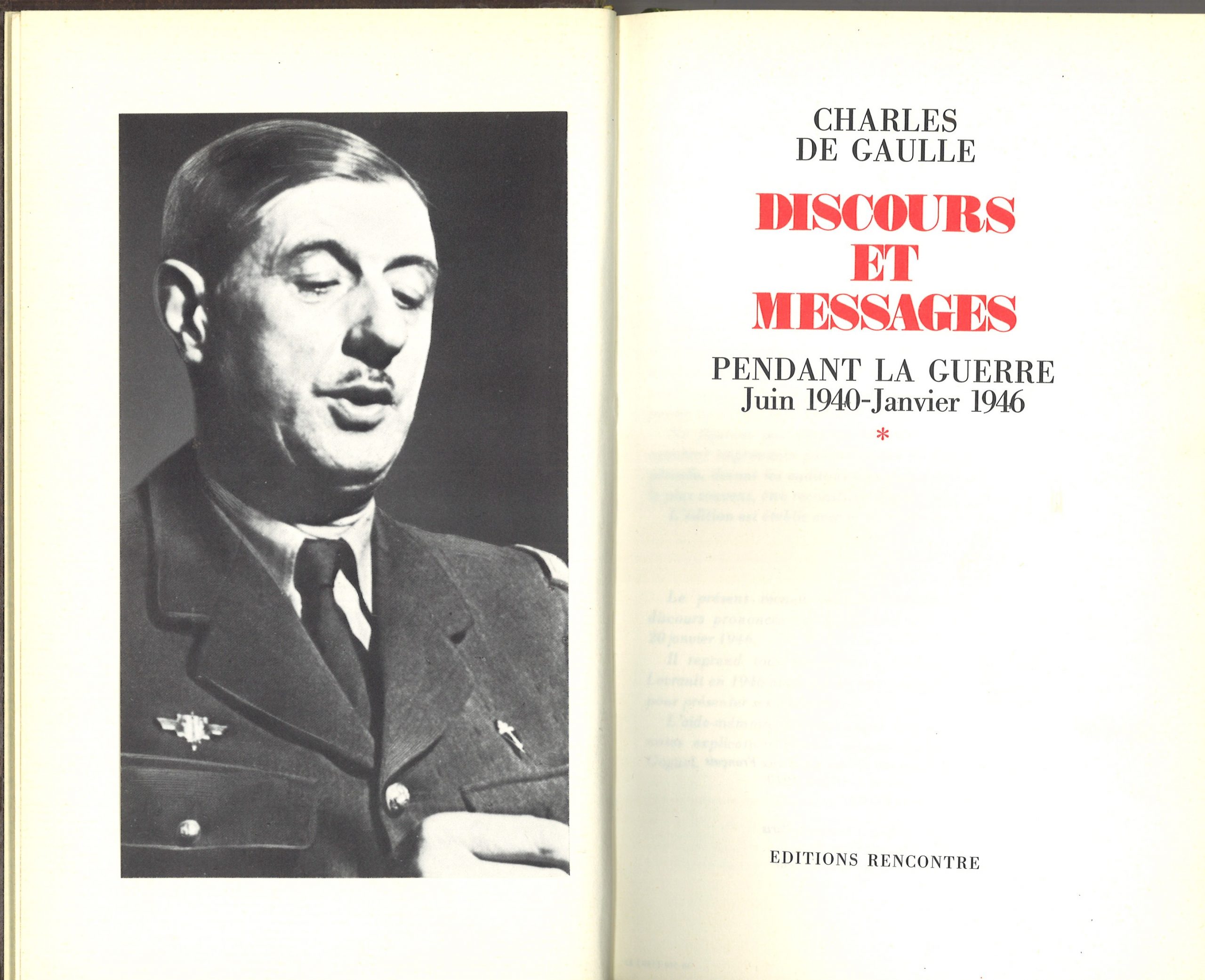 1970 : Discours et Messages – 5 volumes