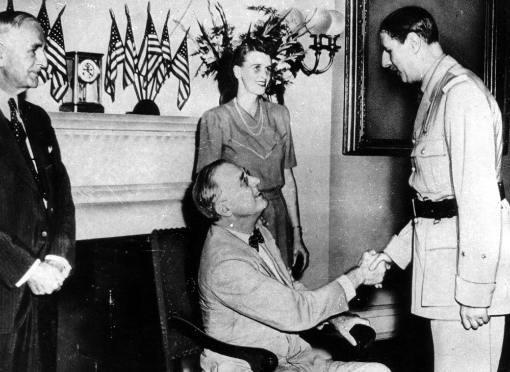 De Gaulle et Roosevelt