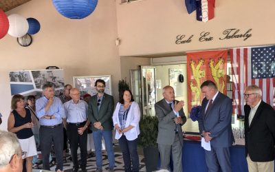 Inauguration de l’exposition « Eisenhower – De Gaulle » à Jullouville