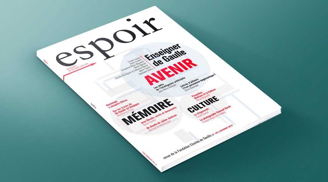 Revue Espoir n°195 – Enseigner de Gaulle (automne 2019)