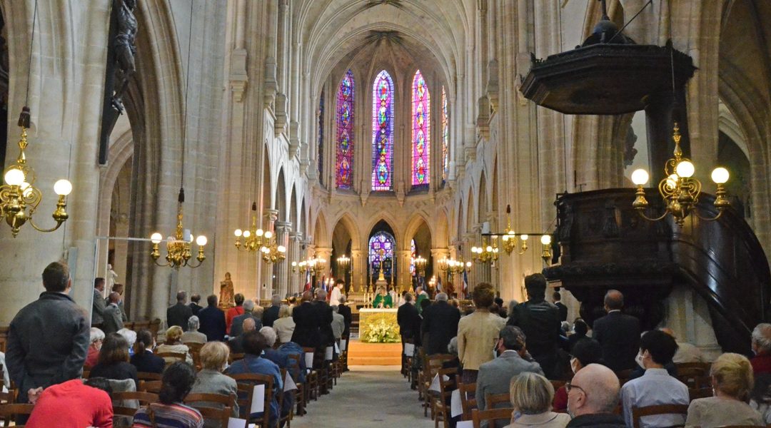 Messe célébrée pour le 76e anniversaire de la Libération de Paris