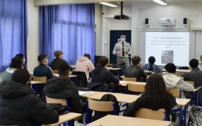 Atelier Défense au lycée de Noisiel en Seine-et-Marne