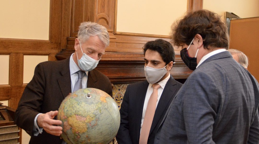 Visite du fils du Commandant Massoud à la Fondation Charles de Gaulle