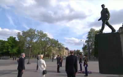 Présence d’Hervé Gaymard à la Cérémonie de commémoration du 8 mai