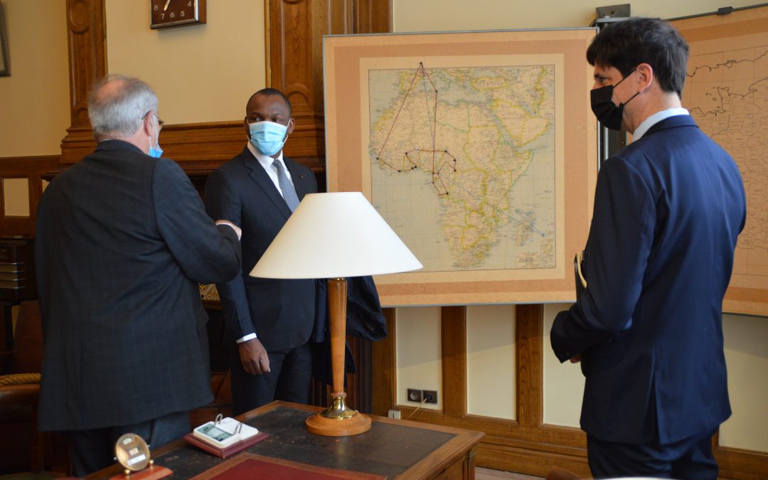 Visite du ministre ivoirien Mamadou Touré