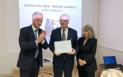 Remise du prix « Michel Anfrol » à Éric Branca