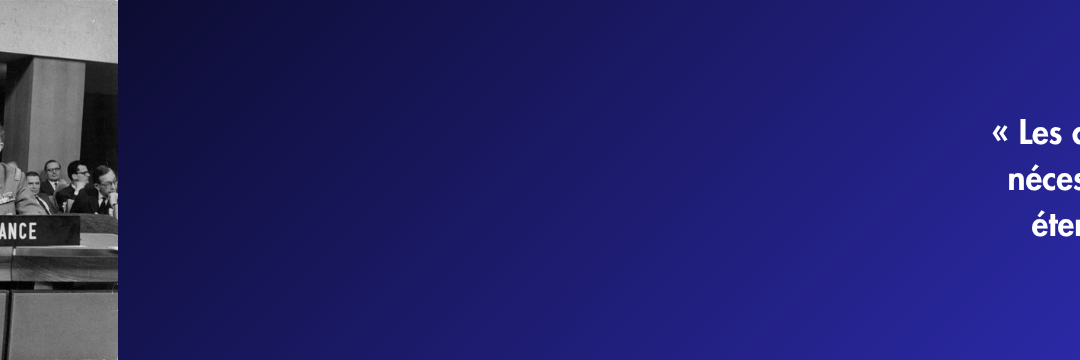 « Les alliances sont utiles et parfois nécessaires mais elles ne sont pas éternelles », par Pierre Messmer